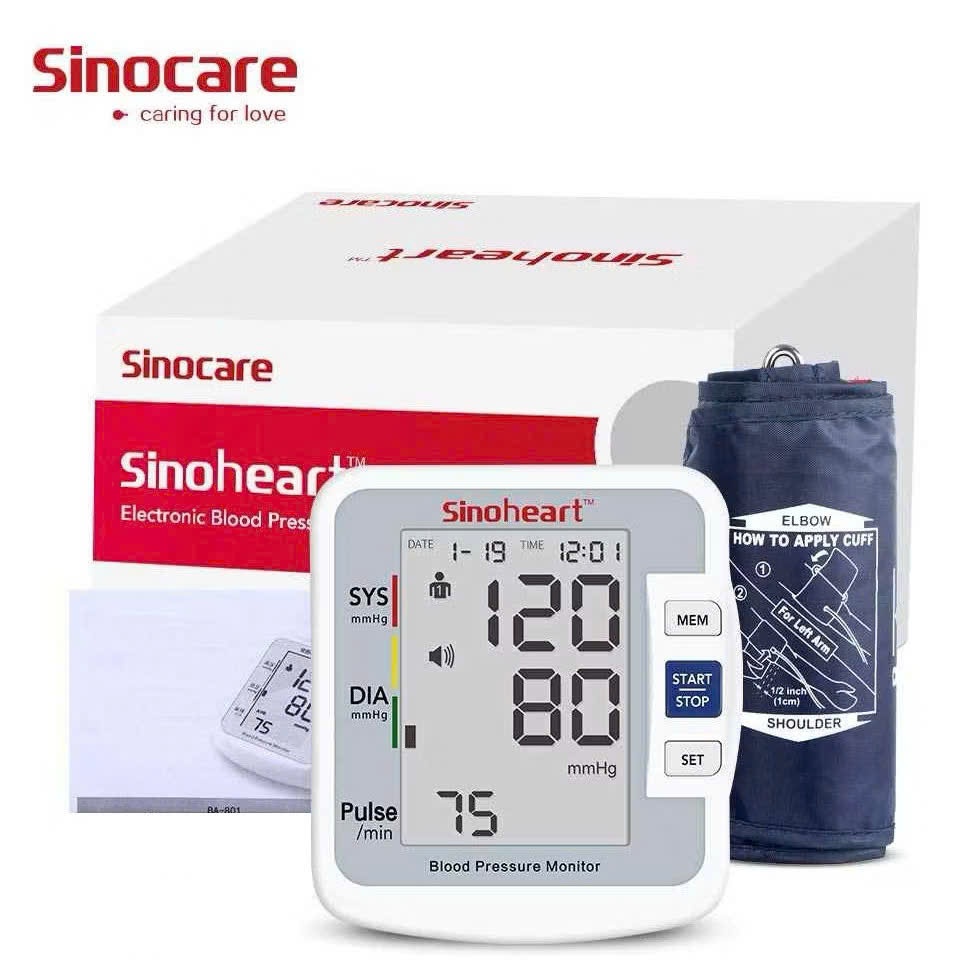 Máy đo huyết áp Sinocare BA801 Chính Hãng- CÓ GIỌNG NÓI TIẾNG VIỆT