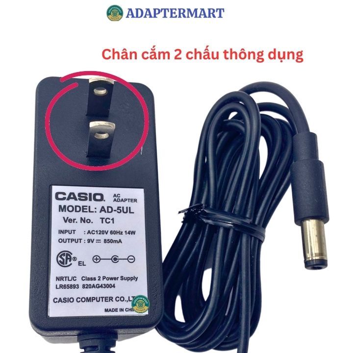 Adapter cho đàn organ casio MT35 MT36 MT55 hàng chính hãng