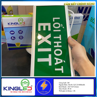 [CHÍNH HÃNG] Đèn exit chỉ hướng Kingled