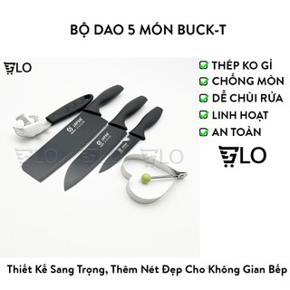 BỘ DAO KITCHEN KNIFE 5 MÓN MADE IN THÁI LAN
