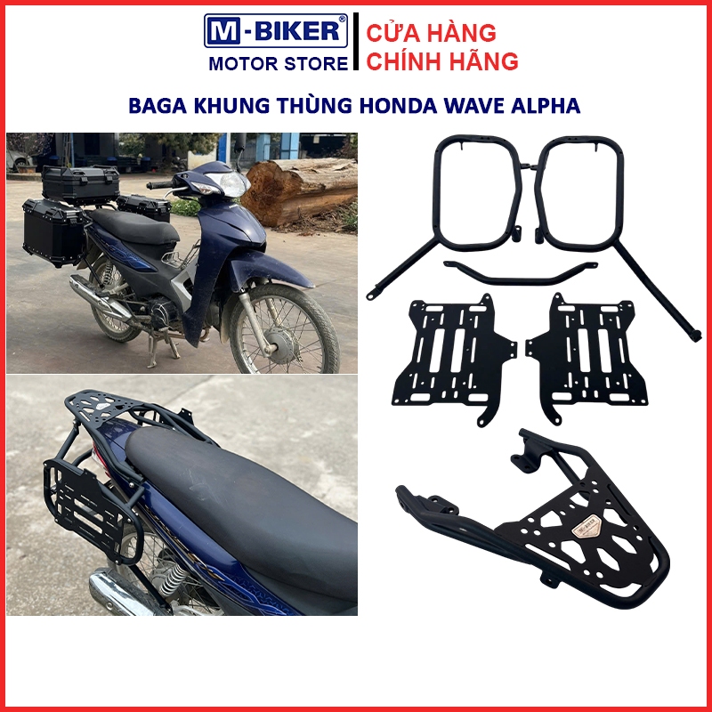 Baga Wave Alpha, Baga sau Wave Alpha, Khung treo thùng hông dành cho Honda Wave Alpha