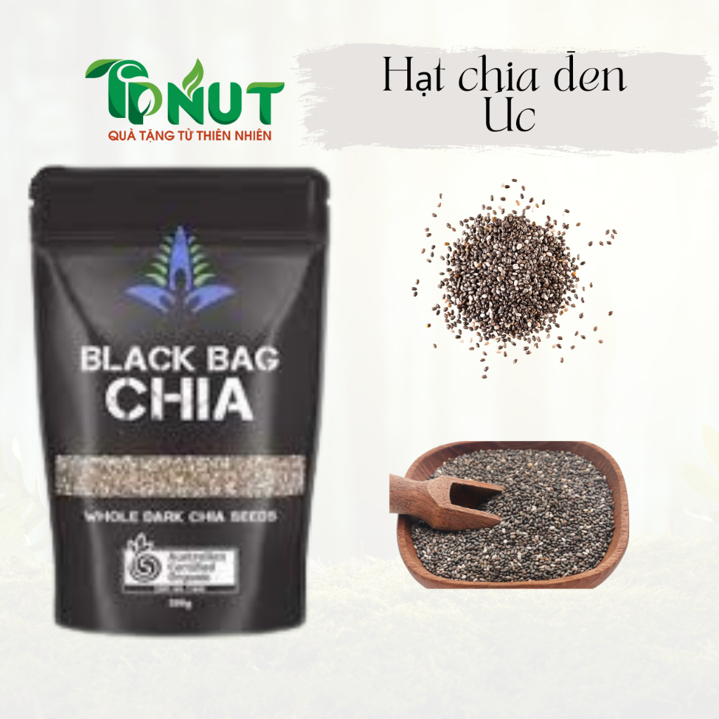 500gram Hạt chia đen úc