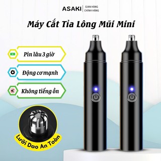Máy Cắt Tỉa Lông Mũi Asaki Pin Sạc Tiện Lợi Căt Êm Không Gây Ngứa Rát