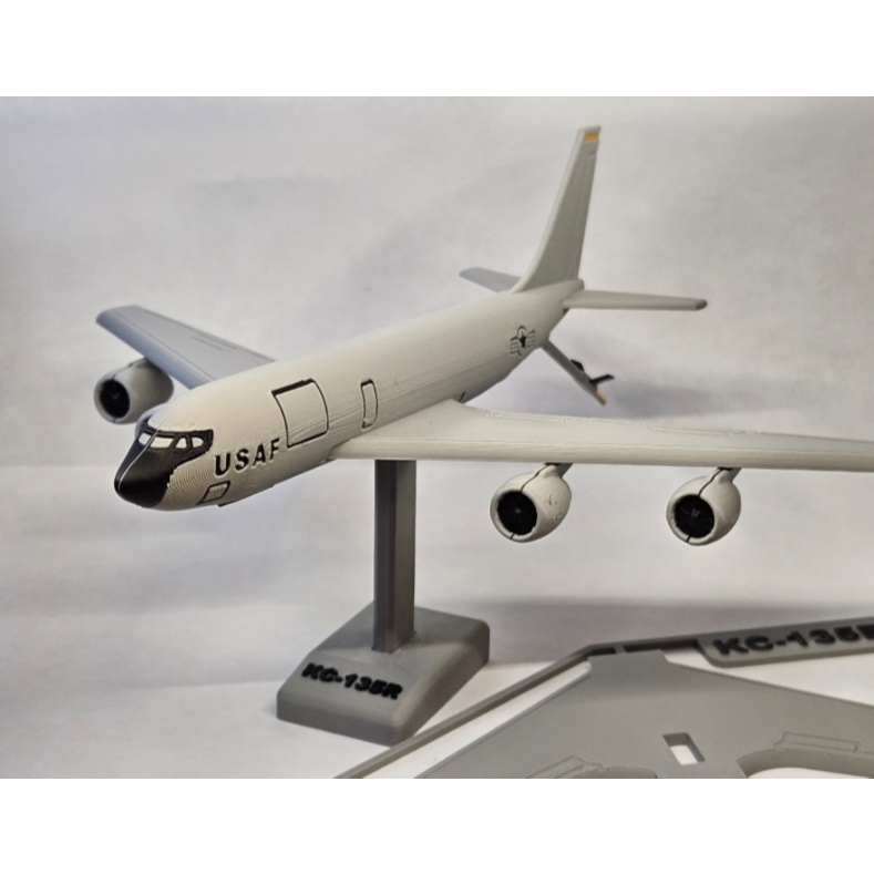 Mô hình nhựa tự lắp ráp Máy bay tiếp liệu KC135-DIY bộ nguyên liệu tự lắp ghép mô hình- màu- đồ chơi