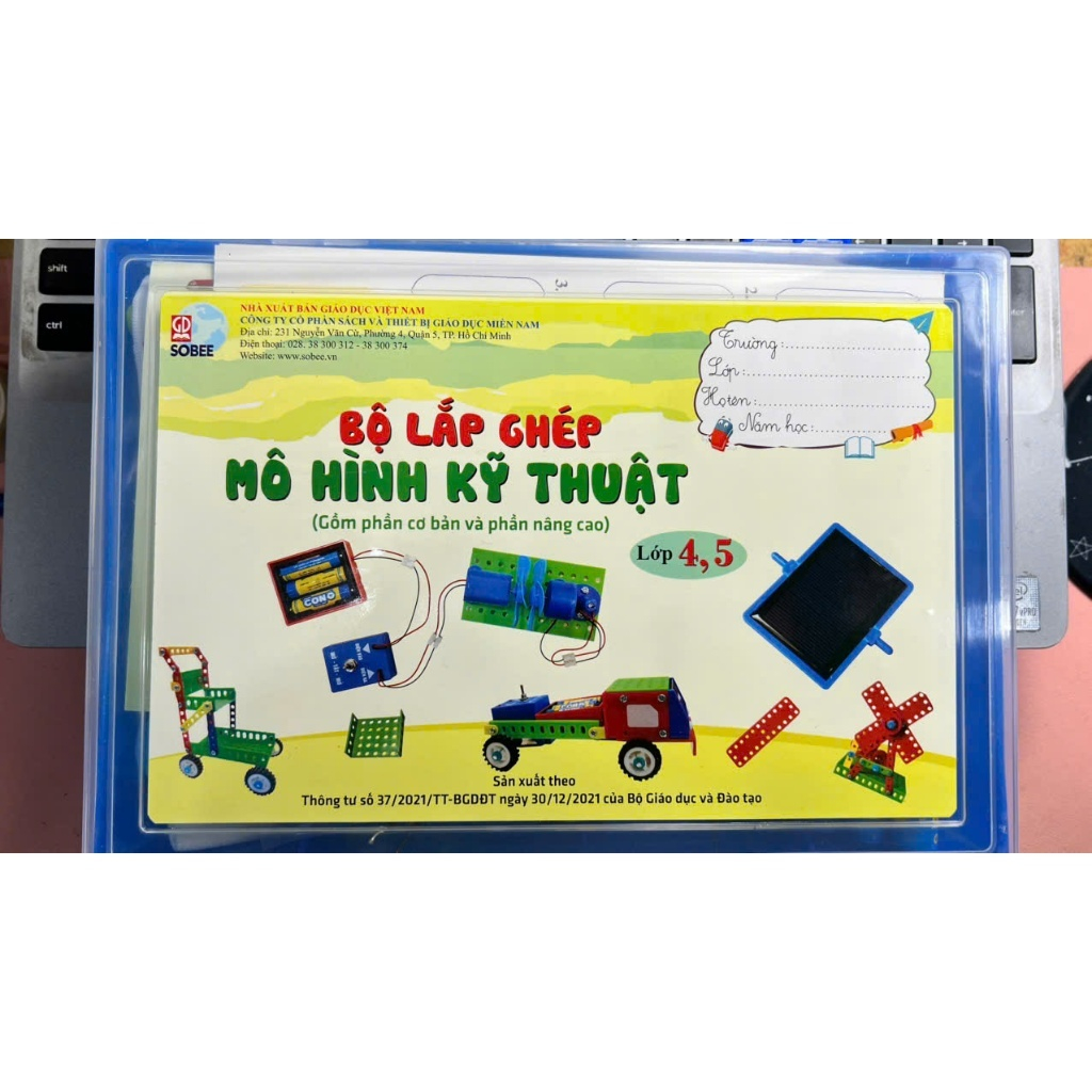 [ NXB GD ] Bộ lắp ghép mô hình kỹ thuật lớp 4,5 ( chương trình phổ thông mới 2018)