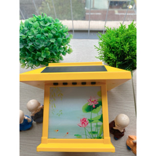 Máy niệm phật năng lượng mặt trời Ngôi Nhà-sẵn - 60 bài - có đèn