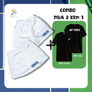 [MUA 2 TẶNG 1] NỮ - Combo Quần và Váy Cầu Lông Thể Thao Logo YN Kèm Áo Cầu Lông Logo YN.