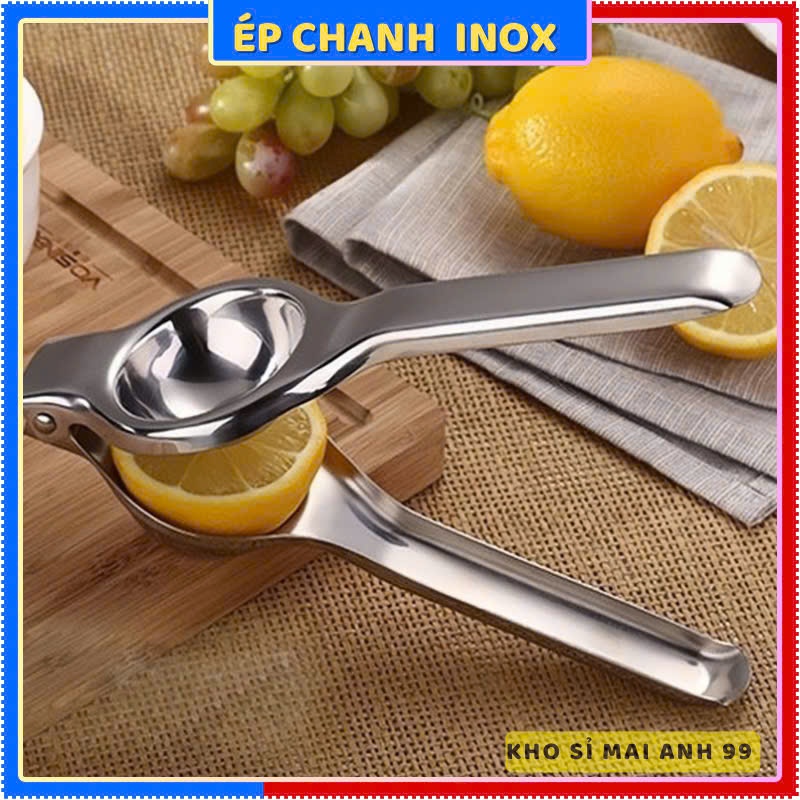 Vắt chanh, ép chanh inox, dụng cụ vắt chanh, chất liệu inox không gỉ.