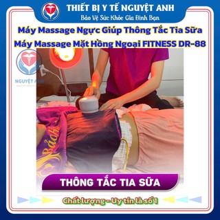 Máy Massage Ngực Giúp Thông Tắc Tia Sữa Fitness DR-88, Máy Massage Mặt Rung Hồng Ngoại
