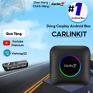 Bộ Android Box Chính Hãng Carlinkit Tbox Ambient Led - Chip QCM6225 Siêu Mượt - Chính Hãng Bh Đổi Mới 12 Tháng