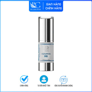 H6 Nuwhite 20ml Tem vàng - Kem giảm Thâm Nám Nách, Bẹn, Mông AlphaWhite Mibiti Prudente Professional
