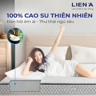 Đệm cao su thiên nhiên Liên Á L’adome Grey-Bảo hành 12 năm
