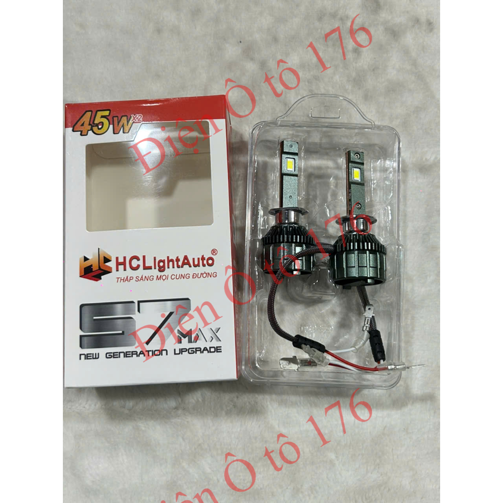 Đôi đèn pha S7 siêu sáng, bóng đèn led H1-HCl. Điện 12v và 24v