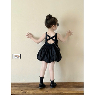 Váy bí bồng baby three áo đan chéo lưng siêu xinh cho bé gái size 10-30kg