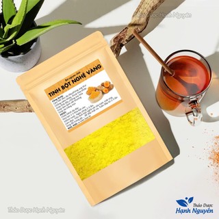 Tinh bột nghệ vàng 100g, nguyên chất, thơm, mịn, bột pha uống, tốt cho tiêu hóa, đắp mặt nạ dưỡng da