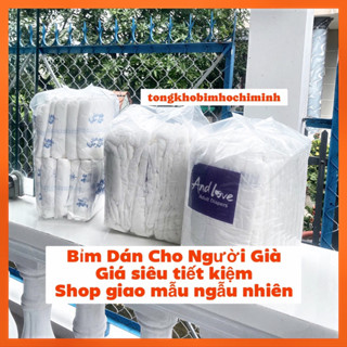 Set 50-100 Cái Tã Bỉm Dán Cho Người Già Giá Rẻ Youli / Hughie Túi Trong Suốt