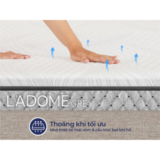 Đệm cao su thiên nhiên Liên Á L’adome Grey-Bảo hành 12 năm