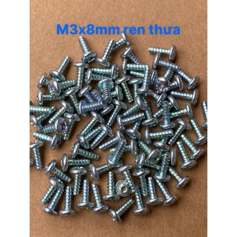 (SET 50 CHIẾC) Ốc vít M3x8MM