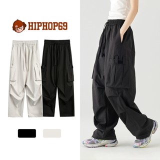 Quần Ống Rộng Túi Hộp Unisex, Quần Túi Hộp Vải Dù Phong Cách Hiphop Đường Phố Q131