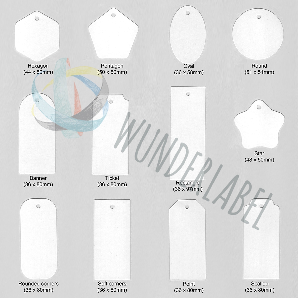 Thẻ Tag Giấy Trắng_50pcs