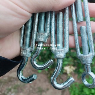 Tăng đơ dây cáp thép mạ, kéo căng dây cáp, chịu lực tốt [ Ø 8mm ]