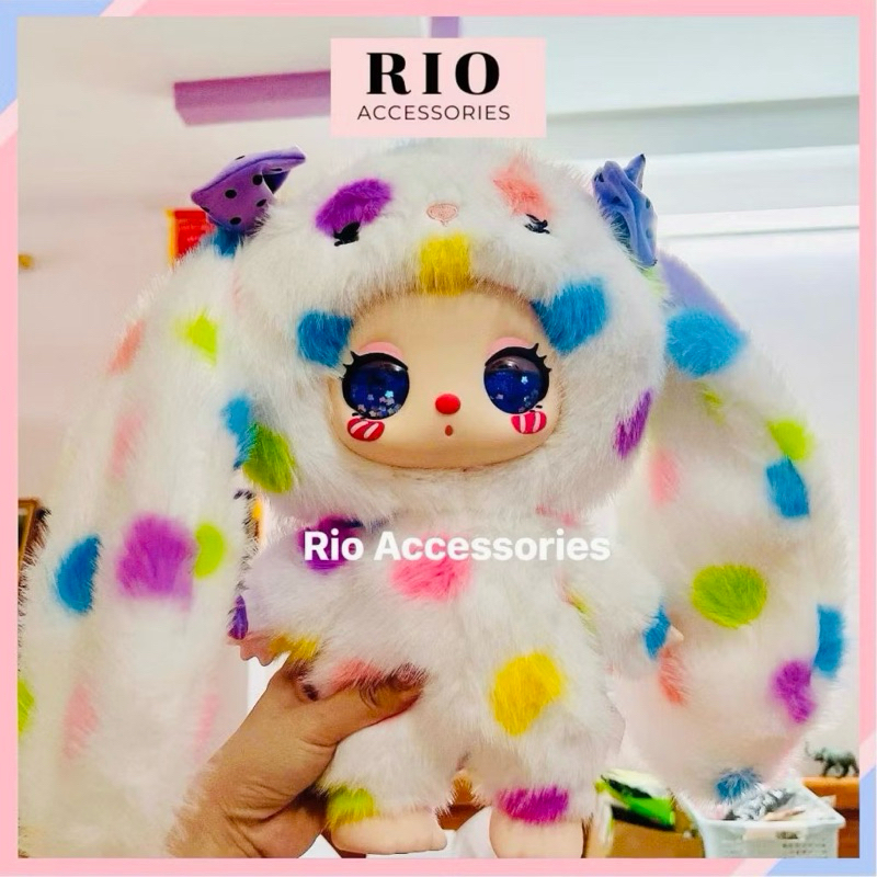 Liila's Zoo 600% Lucky Cat / Migo 400% / Baby Three V4 400% - Gấu bông hộp mù Blind box làm quà tặng