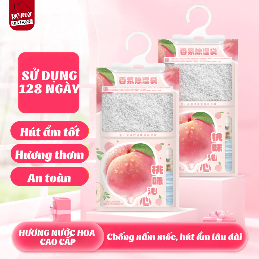 Túi Hút Ẩm Mùi Thơm Nước Hoa 2 Ngăn