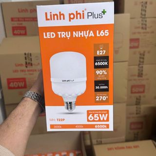 [Tặng Đui] Bóng đèn led LINH PHI Siêu Sáng 65w 50w 40w 30w 20w 10w 5w TIẾT KIỆM, HÀNG CHÍNH HÃNG-Đèn tuýp hình trụ