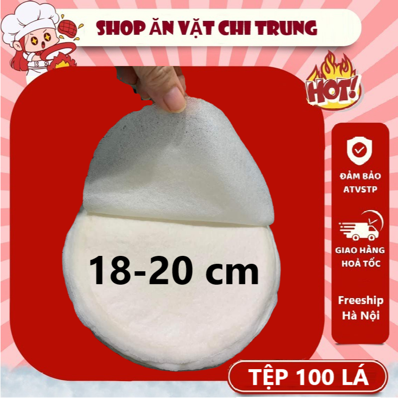  Vỏ Bò Bía Tươi Đậu Xanh Cuốn Nem 100 Lá Đầy Đủ Size Xưởng Bò Bía Chi Trung 