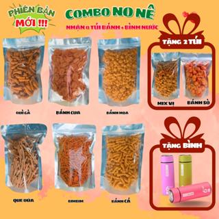 COMBO NO NÊ 9 MÓN: Bimbim - Bánh Sò - Nui chiên - Bánh cá - Đùi gà - Quẩy (Tặng 2 túi ngẫu nhiên)