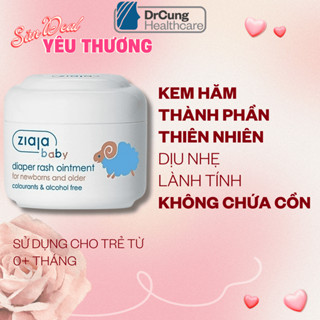 Bác Sĩ Cung Kem Chống Hăm Cho Bé Ziaja Baby Diaper Rash Ointment - Chăm Sóc Da Cho Bé, Mẩn Đỏ, Dị Ứng, Dưỡng Ẩm (50Ml)