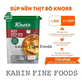 Súp Nền Thịt Bò Knorr Beef Broth Base Hộp 1,5 kg