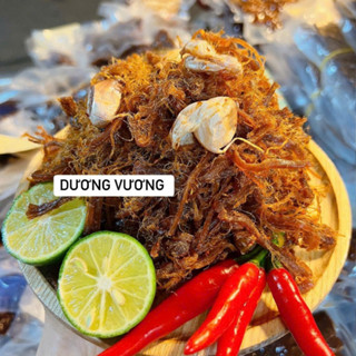 Bò khô ướt cháy tỏi nhà làm dạng sợi thơm ngon ít béo nhiều đạm 100 - 500g Dương Vương