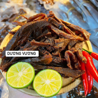 Bò khô ướt cháy tỏi nhà làm dạng que thơm ngon ít béo nhiều đạm 100 - 500g Dương Vương