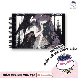 Sổ Phác Thảo Ong Mặt Bự - Sổ A6 - Không Kèm Tutorial