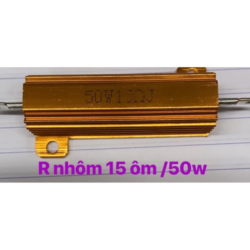trở nhôm 15 ôm 50w