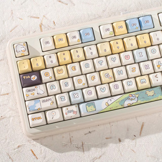 Keycap Happy Duck | MOC Profile | Nhựa PBT | Cực Cute