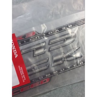 Tem nổi dán ốp sườn xe Click 110 có sẵn keo hàng đẹp loại 1