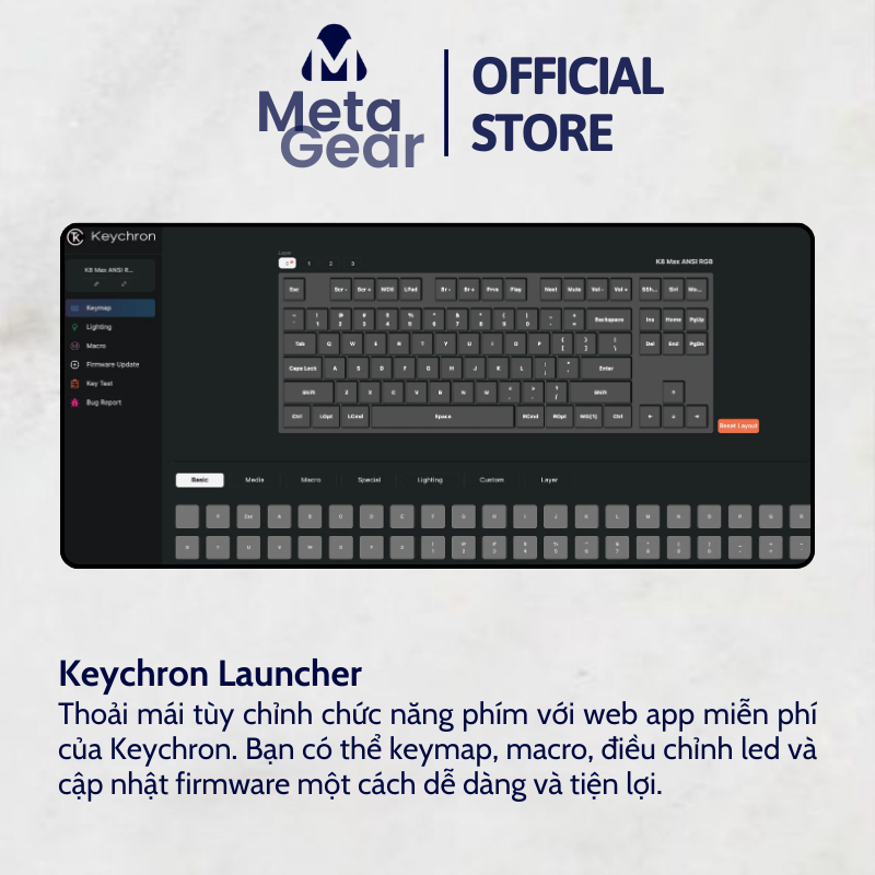 Bàn phím cơ Keychron K8 Max - Khung nhôm - 3 mode kết nối | BigBuy360 - bigbuy360.vn
