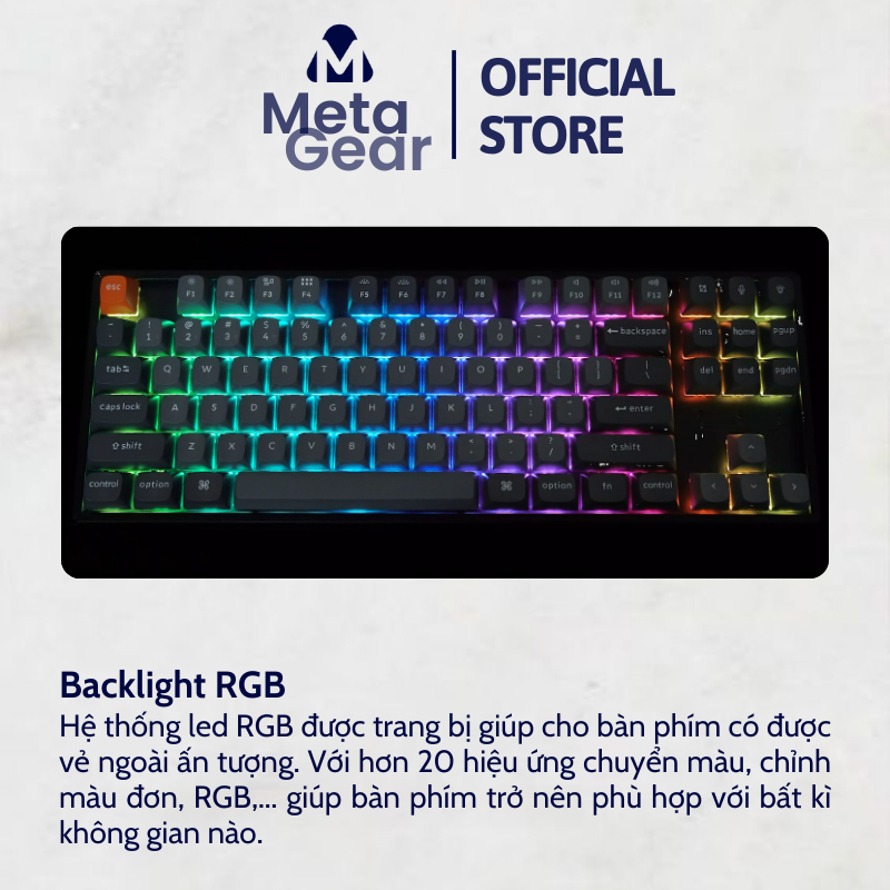 Bàn phím cơ Keychron K8 Max - Khung nhôm - 3 mode kết nối | BigBuy360 - bigbuy360.vn