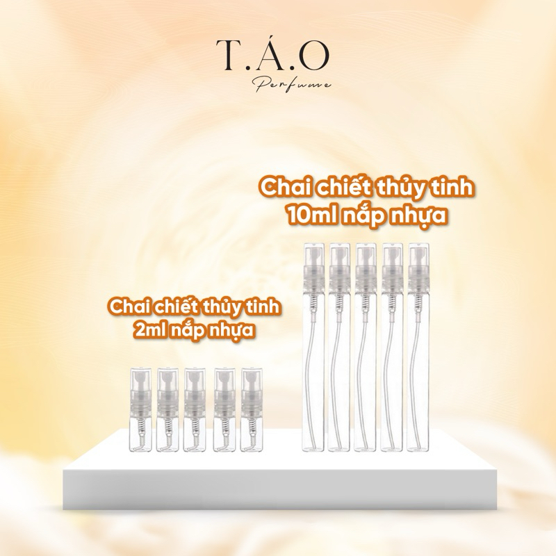 Combo chai thuỷ tinh BODY MIST nắp nhựa - Lọ chiết nước hoa, mỹ phẩm, serum, tinh dầu