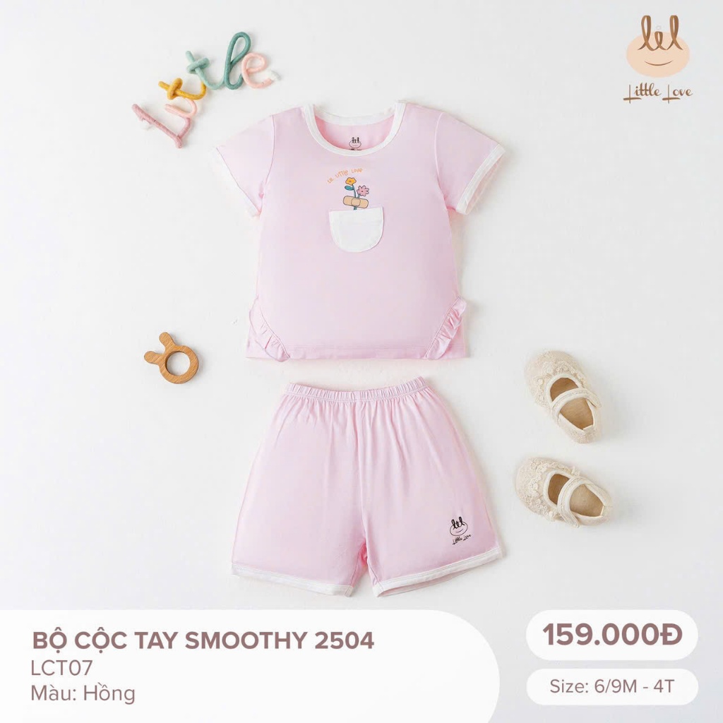 BỘ CỘC TAY SMOOTHY 2504 HỒNG