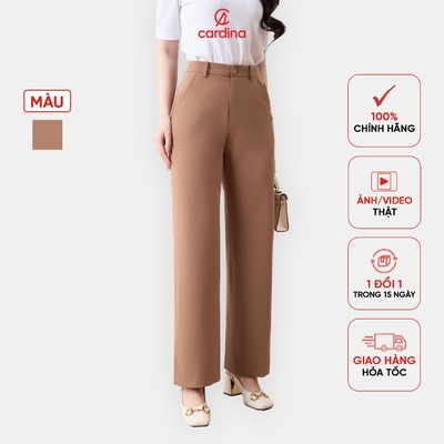 Quần suông Cardina chất liệu vải chéo Nhật đứng form, tôn dáng 5QDT20