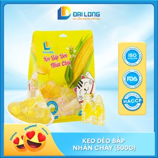 [Túi 500g] Kẹo Bắp ngô Dẻo Nhân Chảy tuổi thơ Đại Long siêu ngon, siêu hấp dẫn