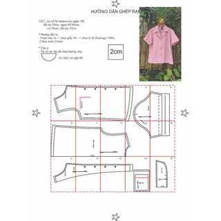 Rập giấy A0 mã 1027 - áo danton