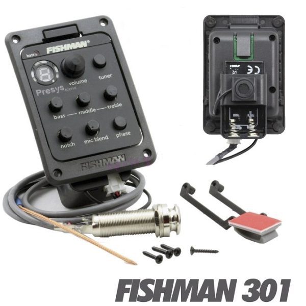 [ Loại rất tốt ] EQ Fishman 301, EQ Guitar, Thiết bị Phát Âm Thanh Ra Loa Cho Đàn Guitar
