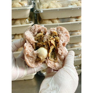   HOẢ TỐC HCM   Set 4 bánh bao nguyên cám Gà nấm trứng cút healthy 