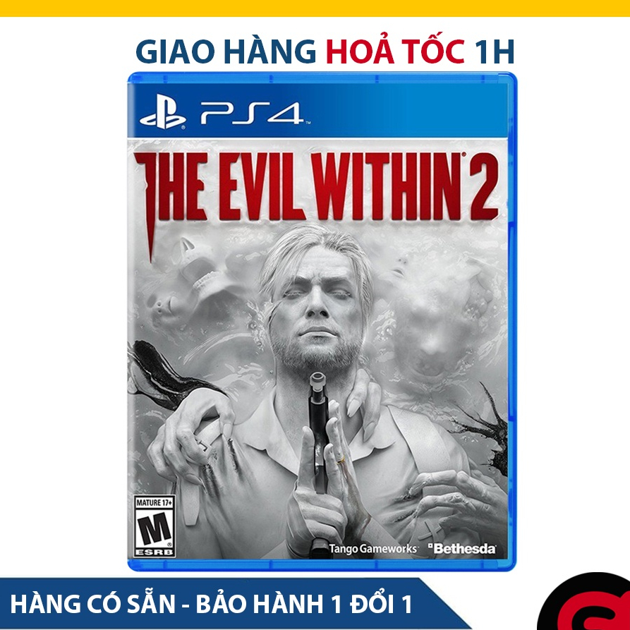 Đĩa Game PS4: The Evil Within 2 - hệ US