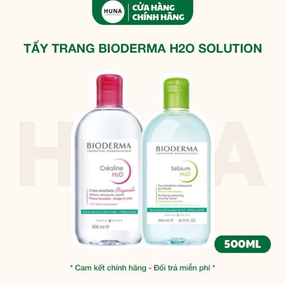 Nước Tẩy Trang BIODERMA  H2O Solution 500ml