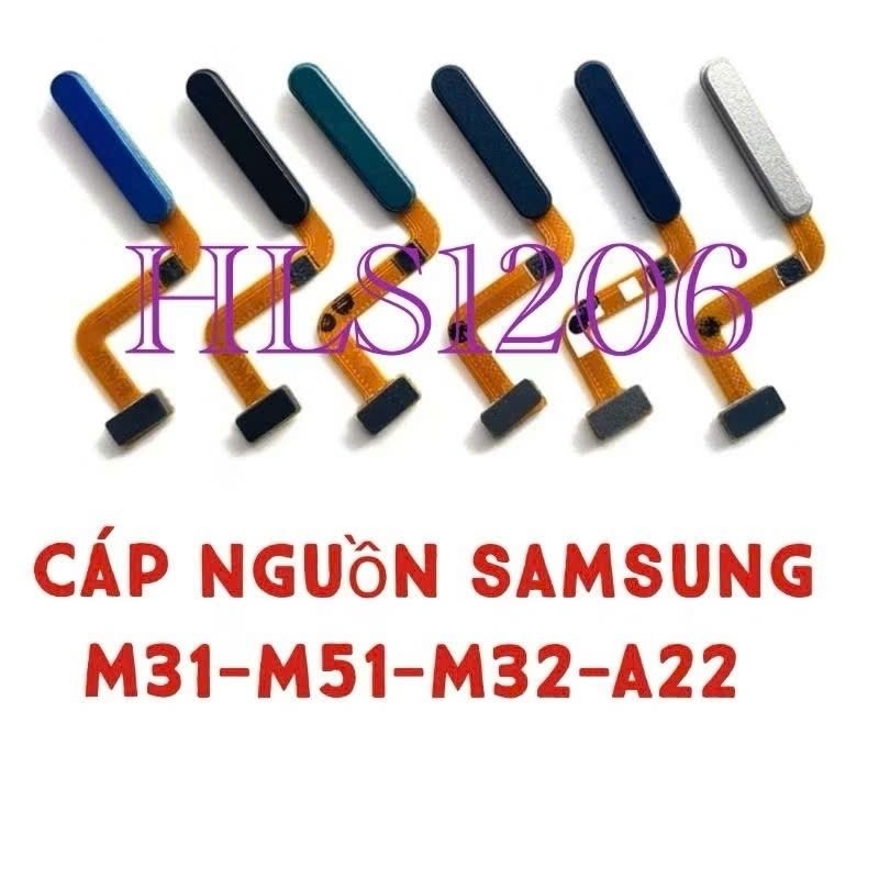 Cáp nguồn nút nguồn samsung M51 M31s M32 M22 4G (không có vân tay)